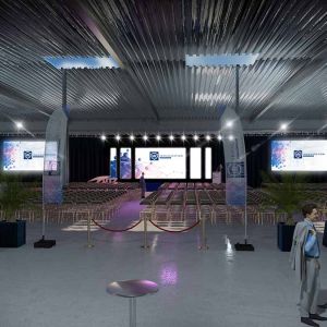 Maquette 3D inauguration Utz France – Saint-Vulbas 2020