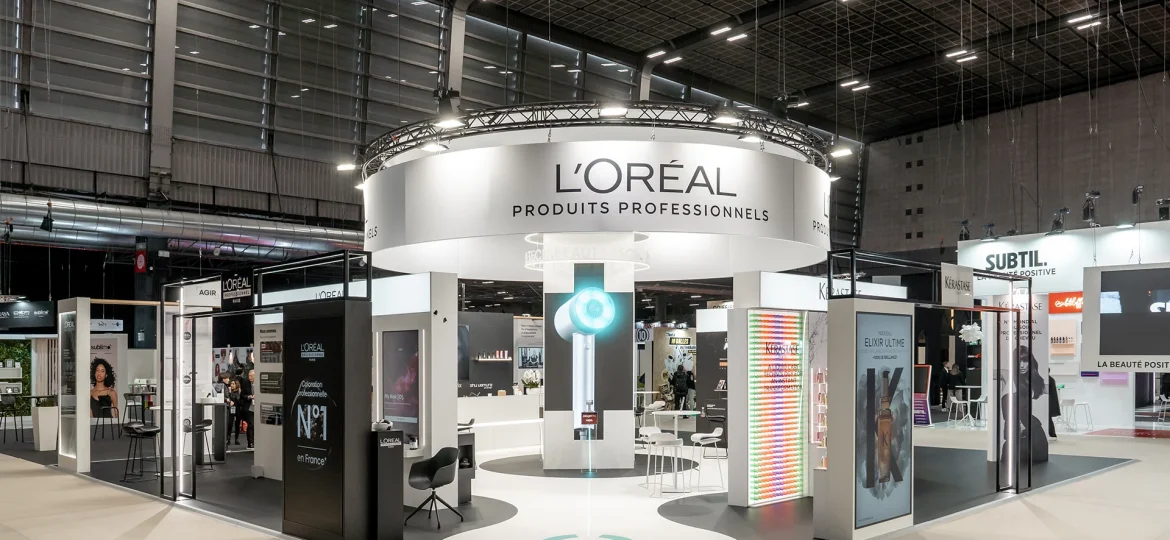 L’Oréal Produits Professionnels : Un stand qui illumine le MCB