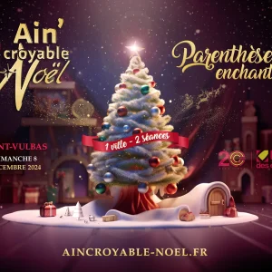 Ain'croyable Noël 2024 : première édition à Saint-Vulbas dans la Plaine de l'Ain (01)